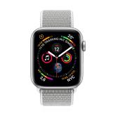 Apple WATCH Series 4 40mm GPS Aluminiumgehäuse Silber mit Sport Loop Muschel