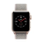 Apple WATCH Series 3 GPS + Cellular 38mm goldenes Aluminiumgehäuse mit Sport Loop pink sand