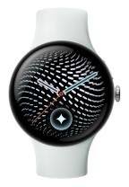 Google Pixel Watch 5 45mm LTE Polished Silver Sportarmband Fog