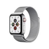 Apple WATCH Series 5 40mm GPS+Cellular Edelstahlgehäuse Silber Milanaisearmband Silber