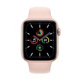 Apple WATCH SE 40mm GPS Aluminiumgehäuse Gold Sportarmband Sandrosa