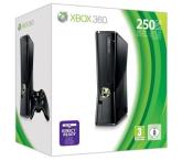 Microsoft Xbox 360 Slim 250 GB mattschwarz