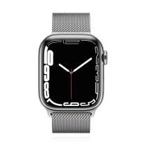 Apple Watch Series 7 41mm GPS+Cellular Edelstahl Silber Millanaisearmband Silber