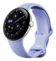 Google Pixel Watch 4 41mm Bluetooth Polished Silver Sportarmband Iris