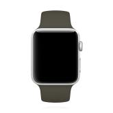 Apple WATCH Sport 1. Generation 38mm spacegraues Aluminiumgehäuse dunkelolives Sportarmband