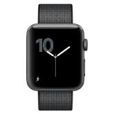 Apple WATCH Series 2 42mm spacegraues Aluminiumgehäuse mit schwarzem Nylonarmband