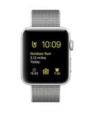 Apple WATCH Series 2 42mm Aluminiumgehäuse Silber Nylonarmband Grau