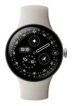 Google Pixel Watch 4 45mm LTE Polished Silver Sportarmband Porcelain